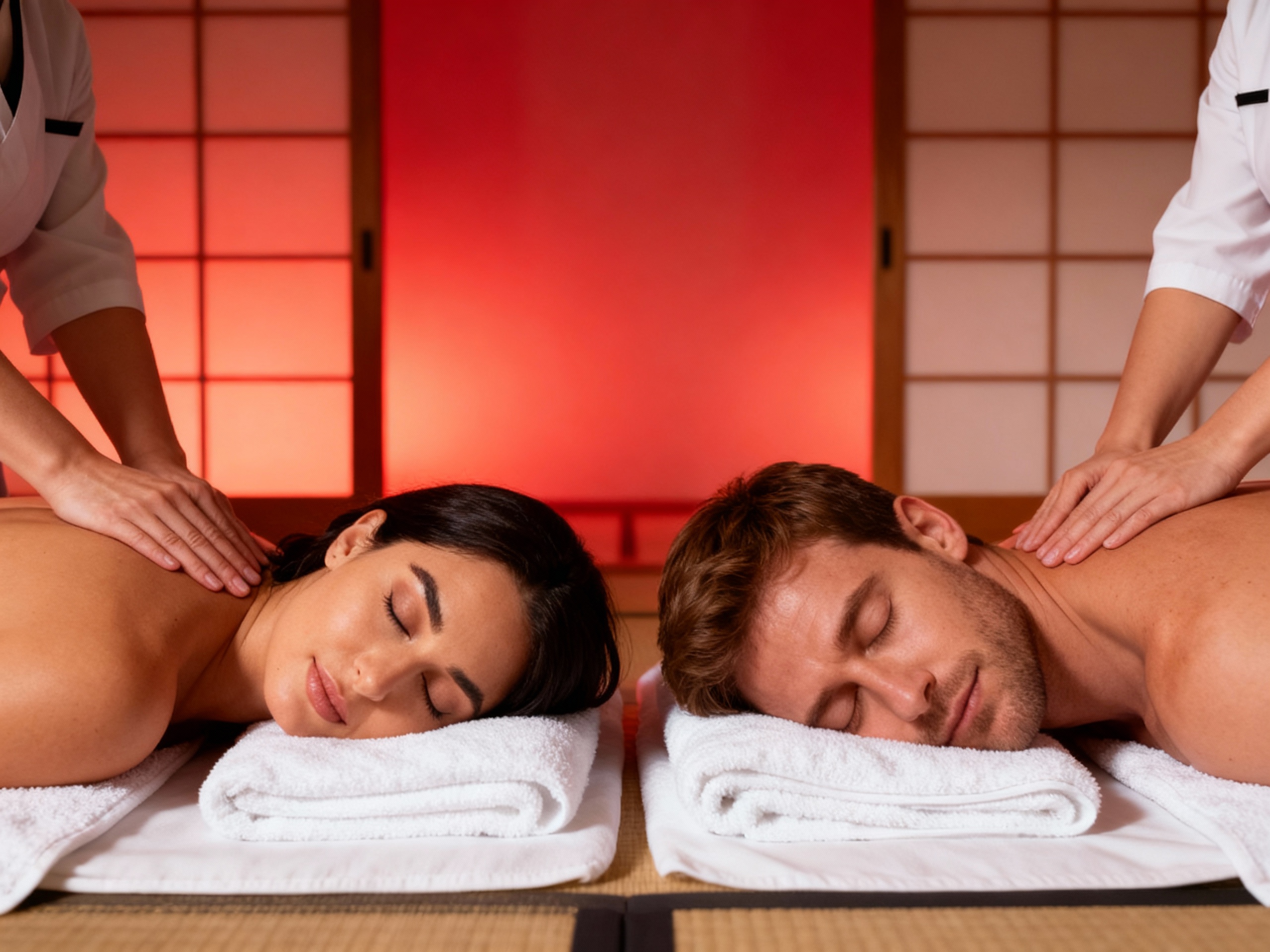 Couple four-hand massage Budapest